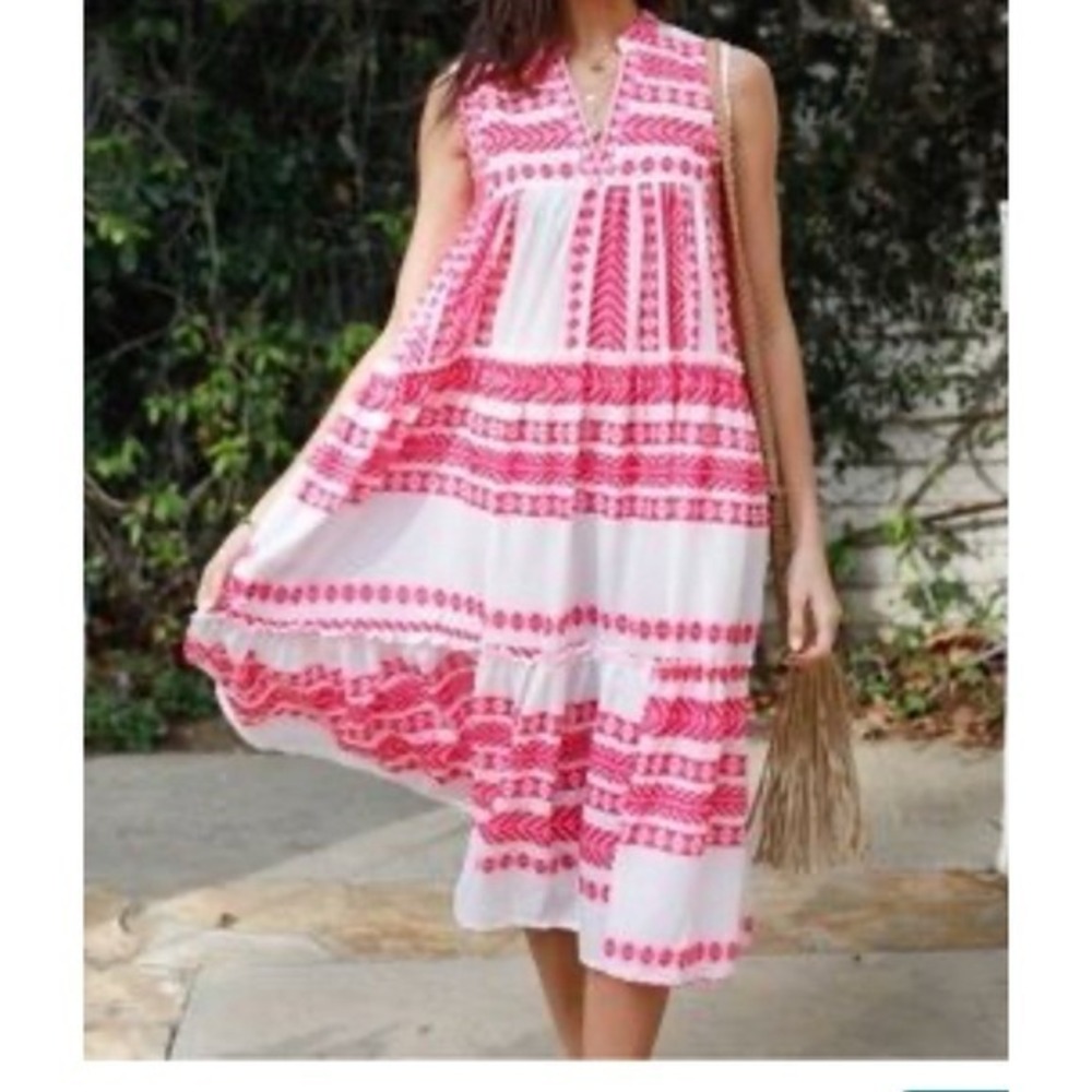 Womens Collection By Cezele Dress. Sz. Small. Maxi‎ Dress Pink!